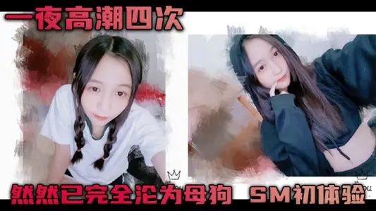 一夜高潮四次 然然已完全沦为母狗 SMc体验